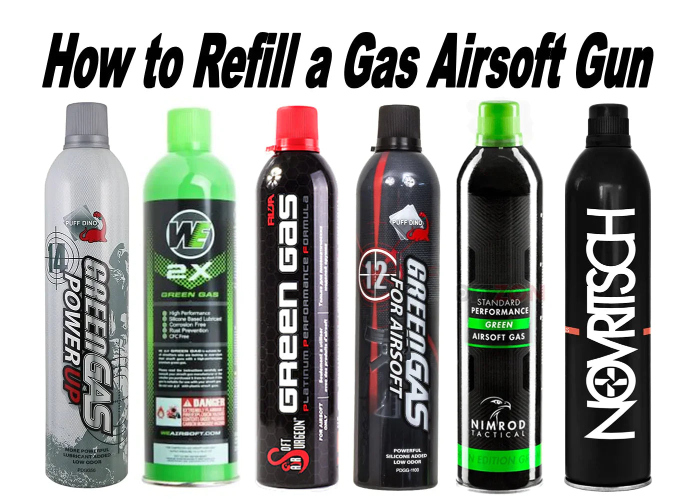 How to Refill a Gas Airsoft Gun | Explained - Ehobby Asia