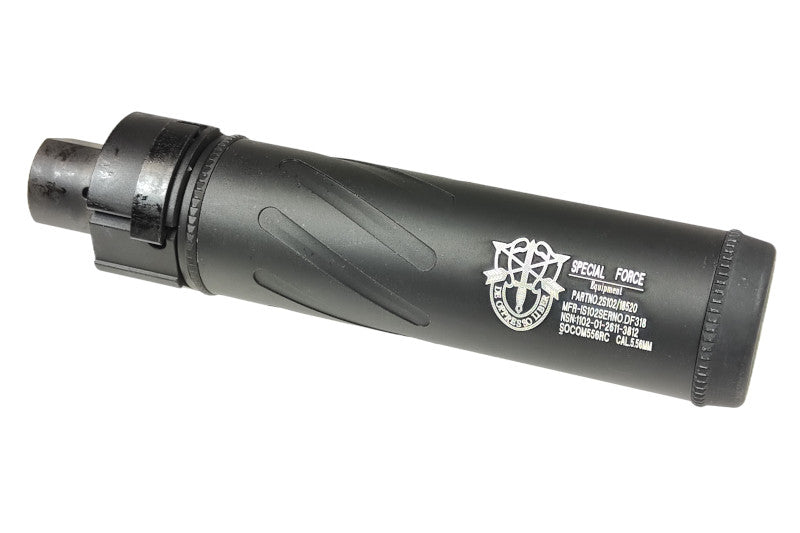 5KU Socom Mini 556 Monster QD 130mm 139-B Suppressor w/ Muzzle Brake (14mm CCW)