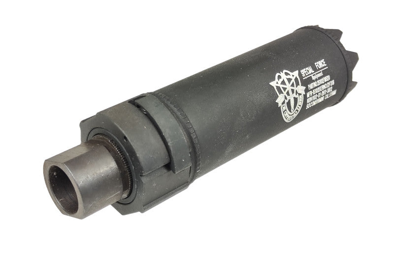 5KU Socom Mini 556 Monster QD 130mm 184-A Suppressor w/ Muzzle Brake (14mm CCW)