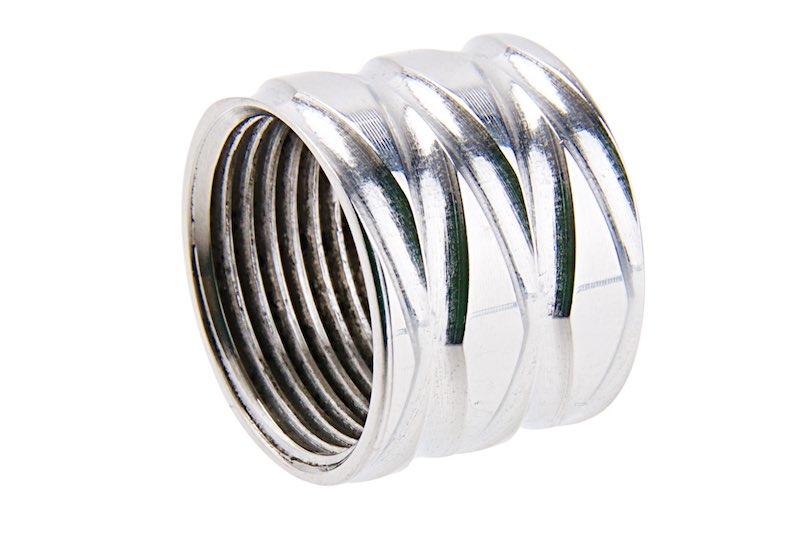 5KU Rhombus Threaded Protector (14mm CCW/ Silver)