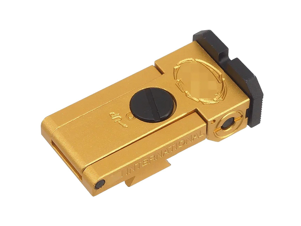 5KU STI Style Rear Sight For Tokyo Marui Hi Capa 5.1 GBB Airsoft (Gold)