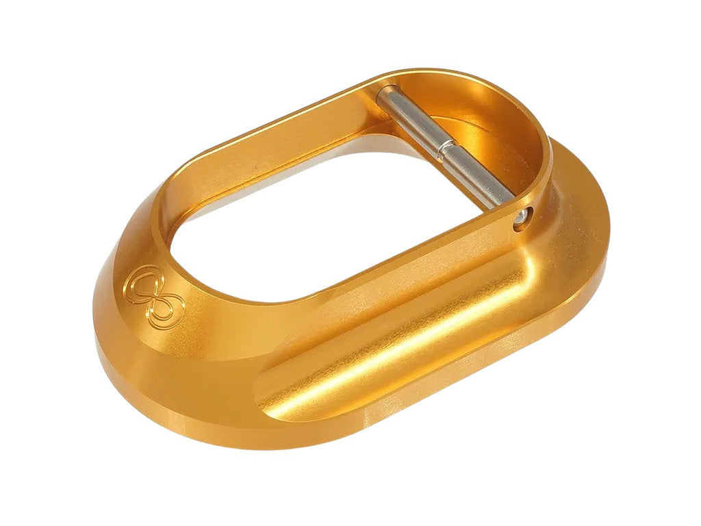 5KU Aluminum XL Infinity Magwell For Tokyo Marui Hi Capa GBB Airsoft (Gold)