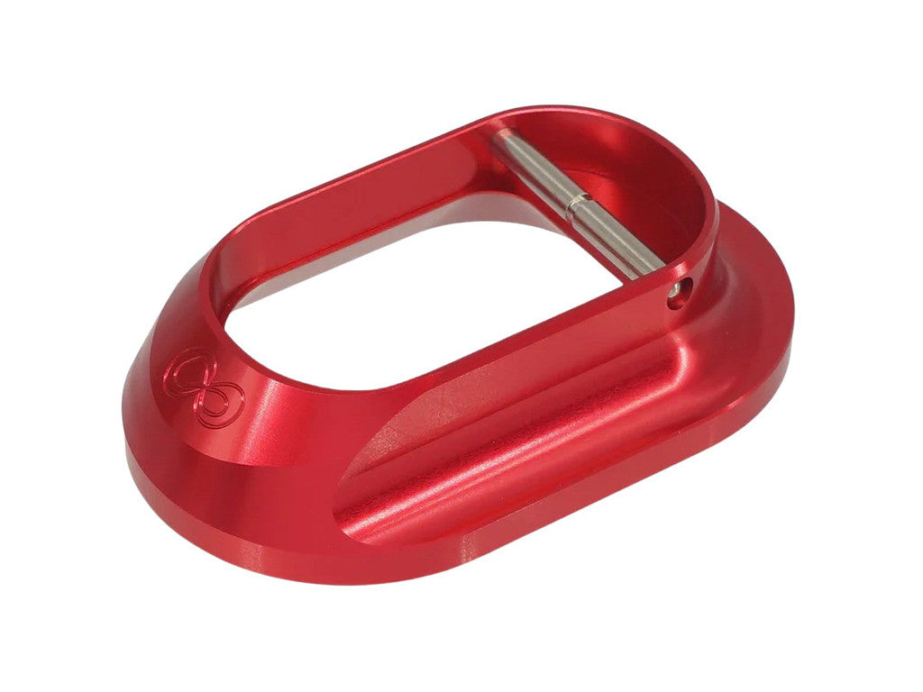 5KU Aluminum XL Infinity Magwell For Tokyo Marui Hi Capa GBB Airsoft (Red)