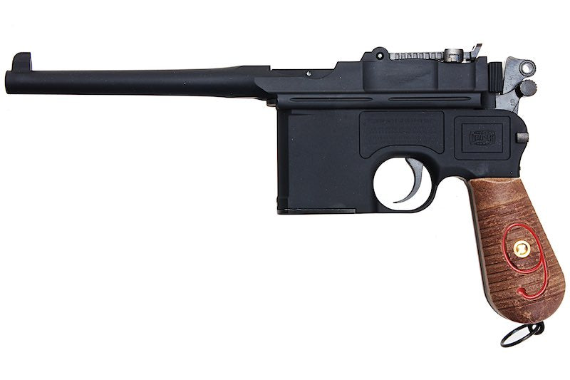 A!CTION Mauser C96 Red9 Matt Black Model Gun