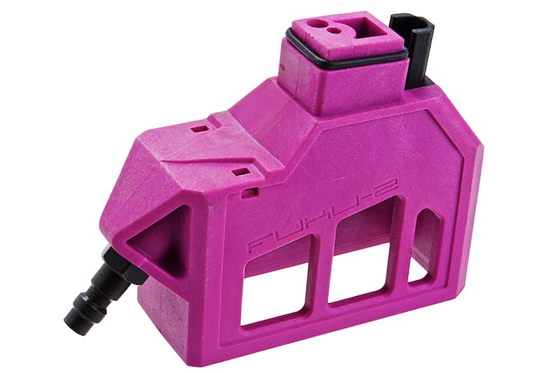 CTM TAC HPA M4 Magazine Adapter For Hi Capa Airsoft (Violet x Green Button)
