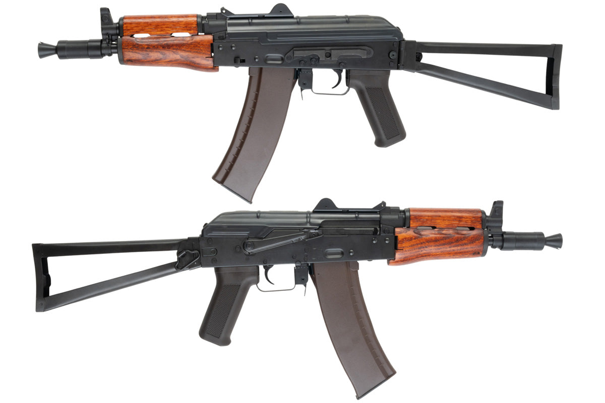 CYMA Platinum AKS74U Wood Furniture AEG Airsoft Rifle (CM055)