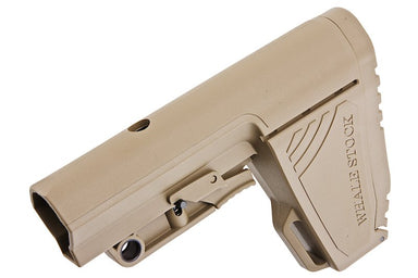 CYMA 'Whale' Adjustable Stock w/ Battery Storage Compartment For Tokyo Marui M4 AEG Airsoft  (Tan)