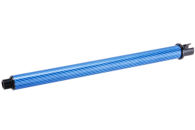 Dr. Black Carbon Fiber 10.5 inch Outer Barrel For Tokyo Marui MWS Airsoft GBB (Blue)