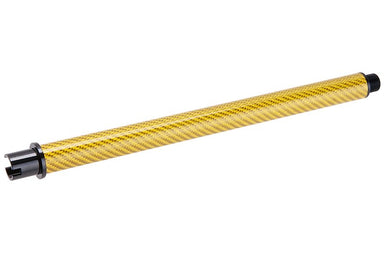 Dr. Black Carbon Fiber 10.5 inch Outer Barrel For Tokyo Marui MWS Airsoft GBB (Gold)
