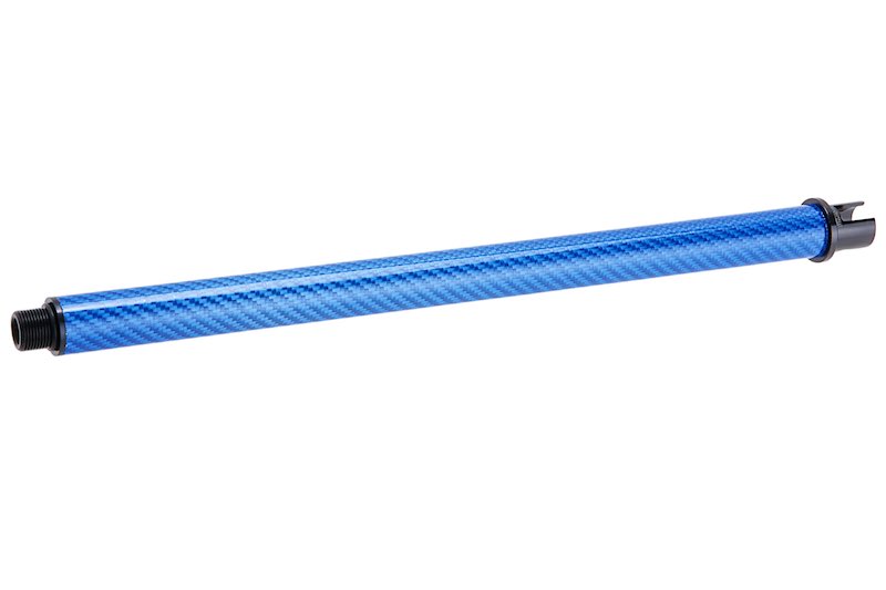 Dr. Black Carbon Fiber 12 inch Outer Barrel For Tokyo Marui MWS Airsoft GBB (Blue)