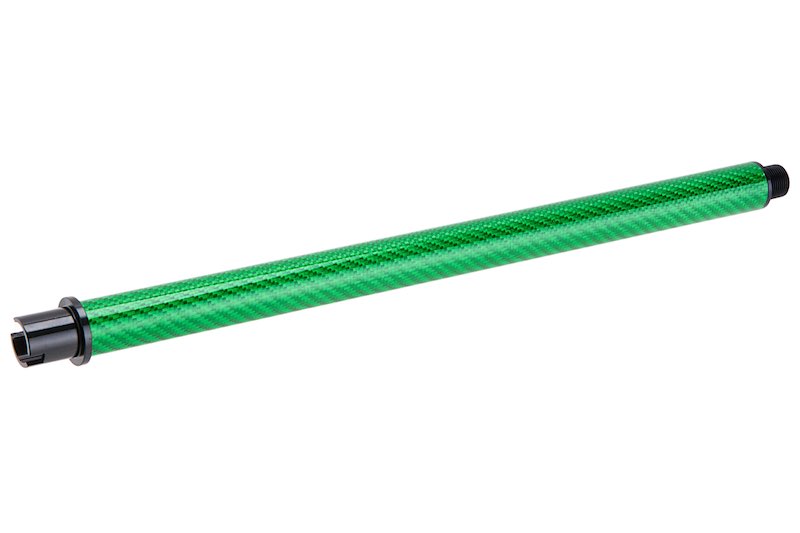Dr. Black Carbon Fiber 12 inch Outer Barrel For Tokyo Marui MWS Airsoft GBB (Green)