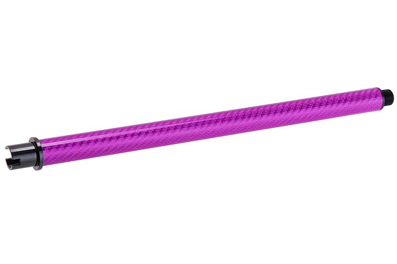 Dr. Black Carbon Fiber 12 inch Outer Barrel For Tokyo Marui MWS Airsoft GBB (Purple)