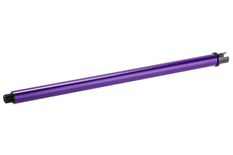 Dr. Black Carbon Fiber 14 inch Outer Barrel For Tokyo Marui MWS Airsoft GBB (Purple)