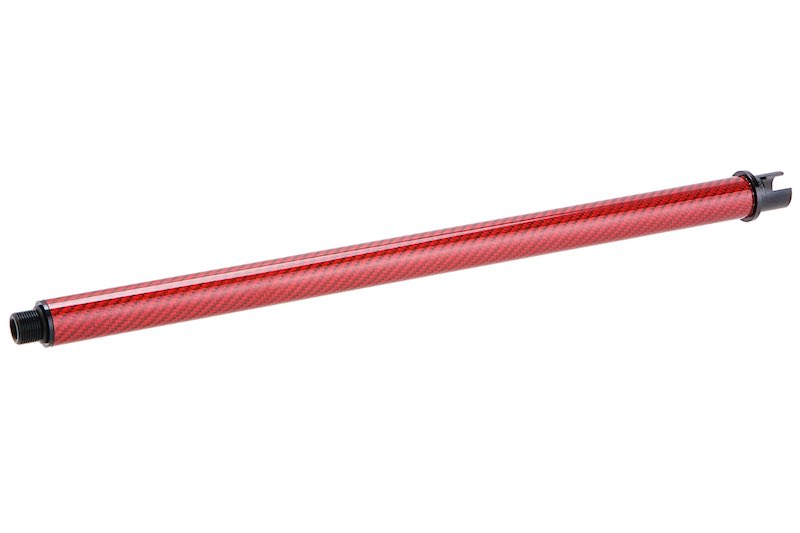 Dr. Black Carbon Fiber 14 inch Outer Barrel For Tokyo Marui MWS Airsoft GBB (Red)