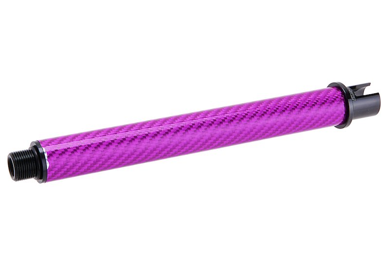 Dr. Black Carbon Fiber 7 inch Outer Barrel For Tokyo Marui MWS Airsoft GBB (Purple)