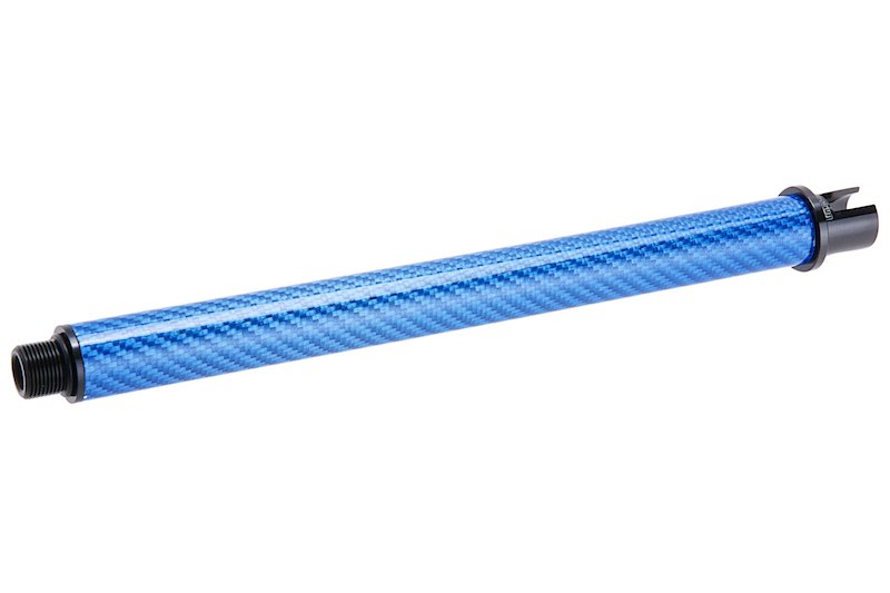 Dr. Black Carbon Fiber 9 inch Outer Barrel For Tokyo Marui MWS Airsoft GBB (Blue)