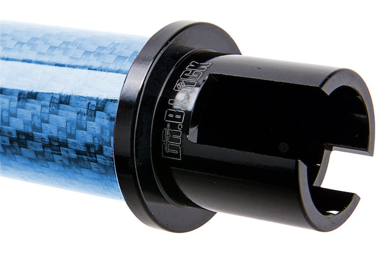 Dr. Black Carbon Fiber 10.5 inch Outer Barrel For Tokyo Marui MWS Airsoft GBB (Blue)