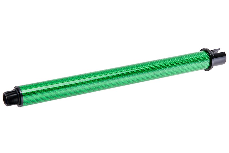 Dr. Black Carbon Fiber 9 inch Outer Barrel For Tokyo Marui MWS Airsoft GBB (Green)