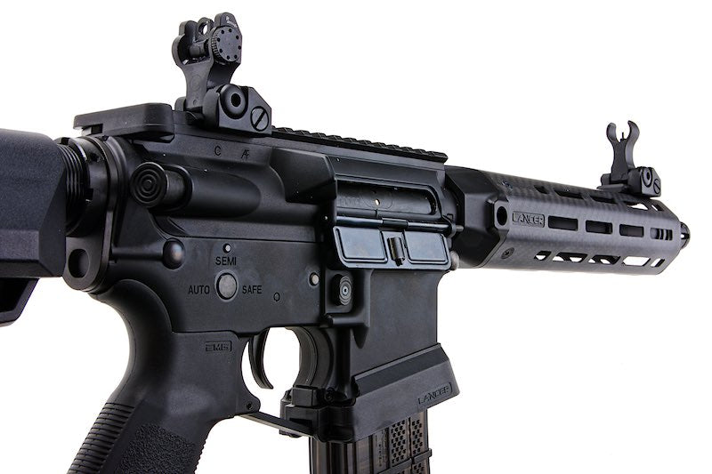 EMG (King Arms) Lancer Systems Licensed L15 Defense Airsoft Electric Gun AEG Rifle (Carbon Handguard / 8inch)