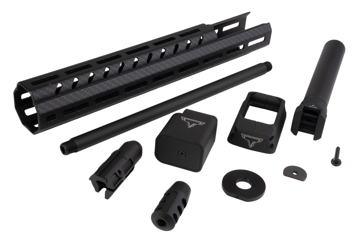 EMG TTI (King Arms) Conversion Kit For John Wick Sig Sauer MPX-K Airsoft AEG Airsoft (Aluminum Handguard)