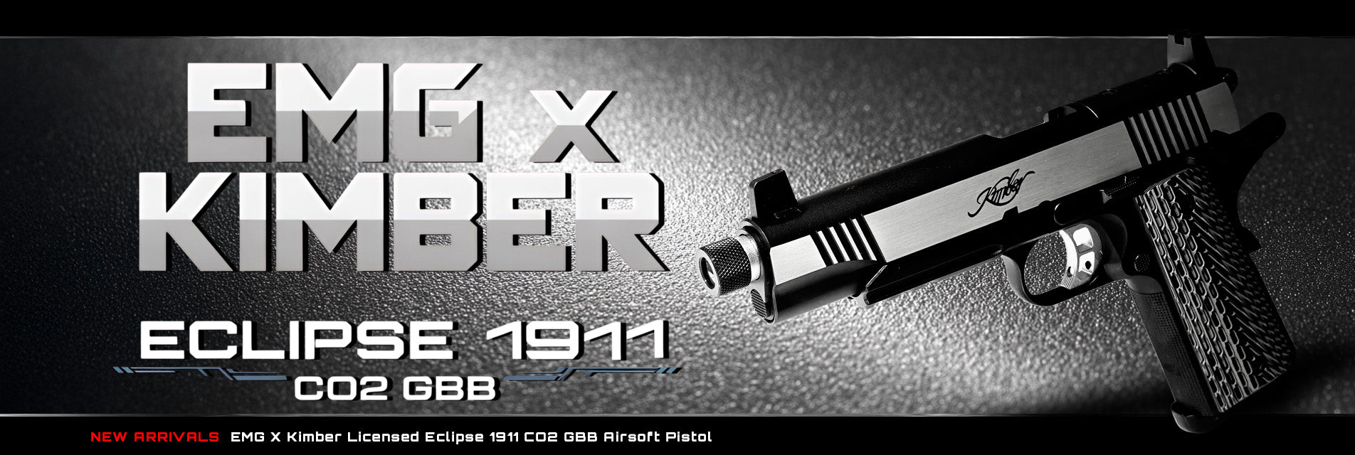 EMG X Kimber Licensed Eclipse 1911 CO2 GBB Airsoft Pistol