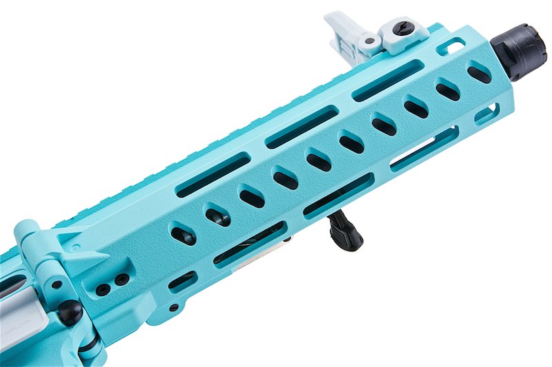G&G FAR 9 Rapid Folding PCC AEG Airsoft Rifle (Macaron Blue)