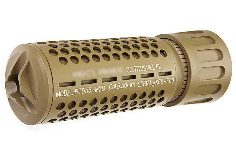 GK Tactical KAC QDC/ CQB Suppressor (14mm CCW/ TAN)