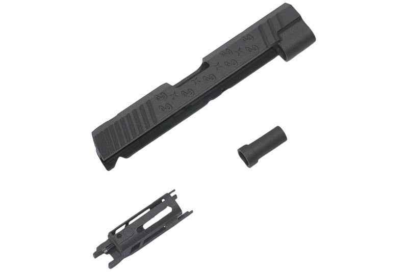 Hypertek 3D Printed SV Style Open 4.3inch Hybrid Slide For Hi Capa GBB Airsoft Pistol