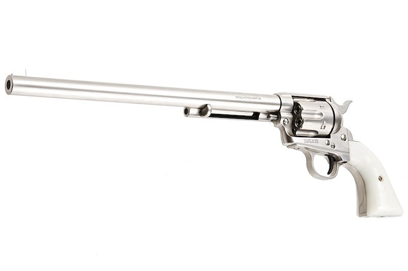 King Arms SAA .45 Peacemaker Gas Revolver L (Ver2., Silver )