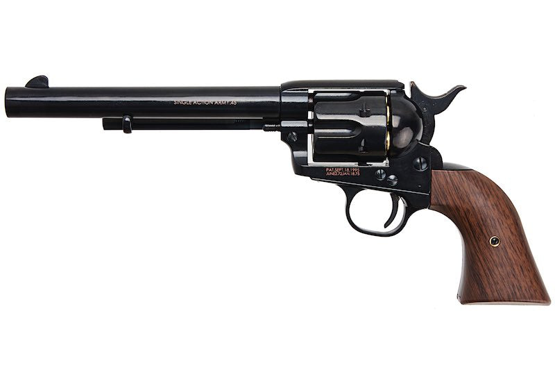 King Arms SAA .45 Peacemaker Gas Revolver M (Electroplating Black/ Ver. 2)