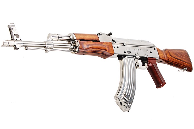 LCT AKM Stainless Steel AEG Airsoft Rifle