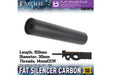 Laylax MODE-2 Carbon Fiber FAT Silencer (14mm CCW/ 150mm)