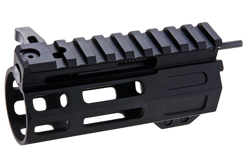 Maple Leaf CNC 4 inch 'Front Charging' M-Lok Handguard for WE/ VFC/ GHK M4 Airsoft GBB