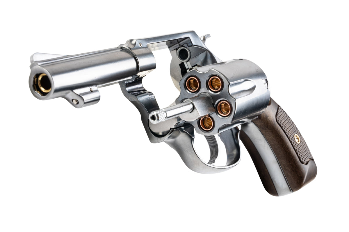 Marushin S&W 3 inch M60 Gas Revolver (Faux Wood Grip/ Silver)