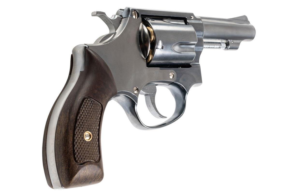 Marushin S&W 3 inch M60 Gas Revolver (Faux Wood Grip/ Silver)