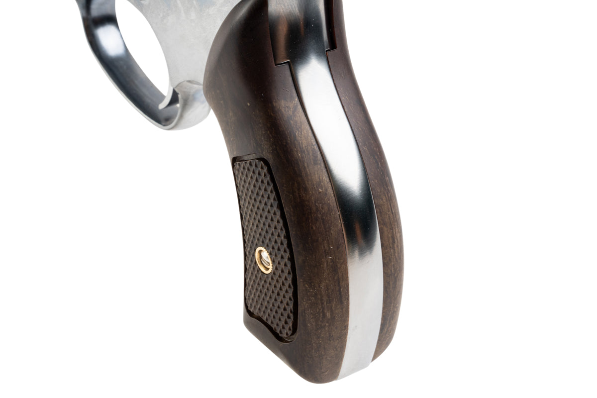 Marushin S&W 3 inch M60 Gas Revolver (Faux Wood Grip/ Silver)