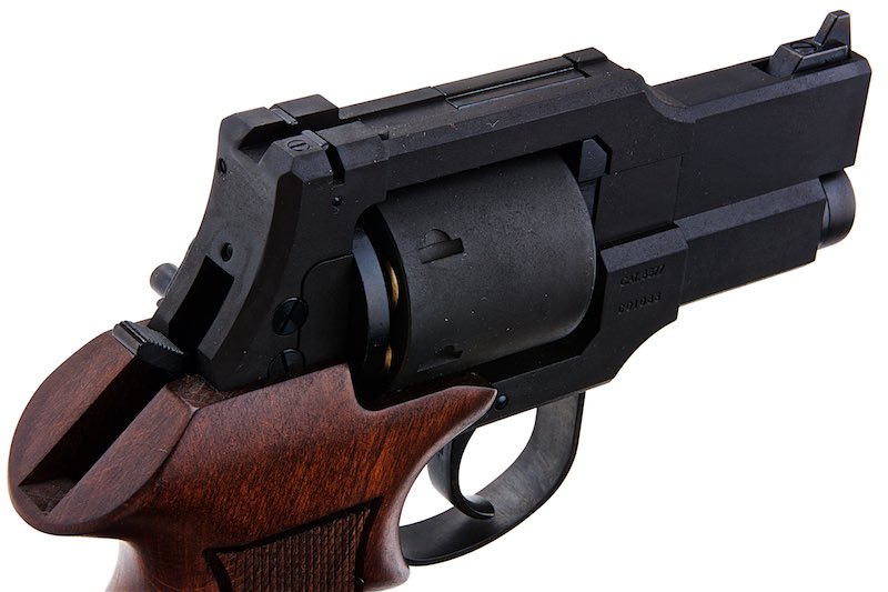 Marushin 3 inch Mateba Gas Revolver (Heavyweight Wood Grip Ver./ Black)