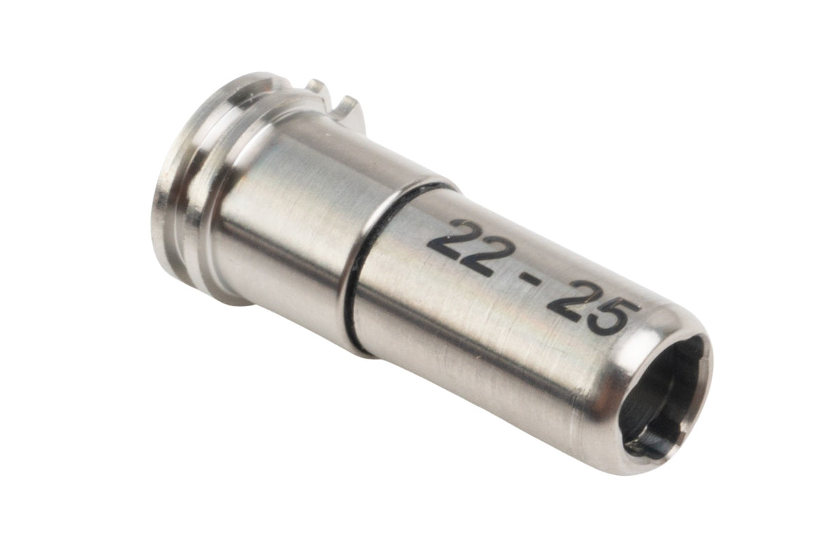 MAXX CNC Titanium Adjustable Air Seal Nozzle for Airsoft AEG Airsoft (22mm - 25mm)