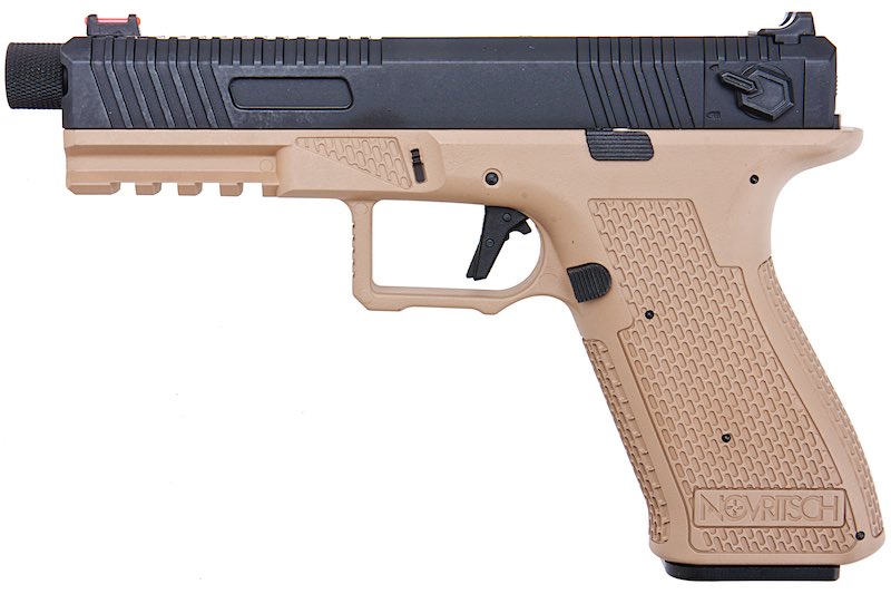 Novritsch SSE18 Full Auto / Semi AEP Airsoft Gen 2 Pistol (Tan)