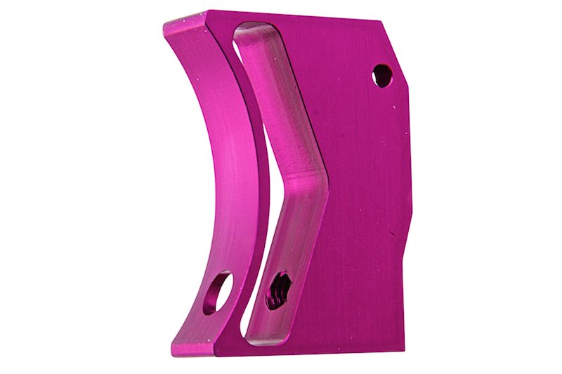 Revanchist Airsoft Aluminum Flat Trigger For Hi Capa GBB Airsoft (Type D/ Purple)