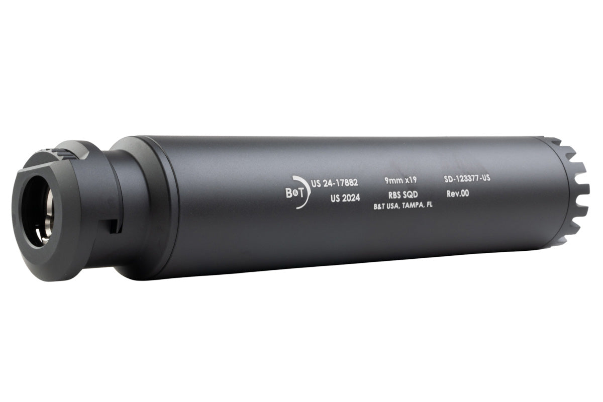 RGW RS Style Tri Lug Dummy Silencer for VFC MP5 GBB/ Maruyama SCW-9 (Long)