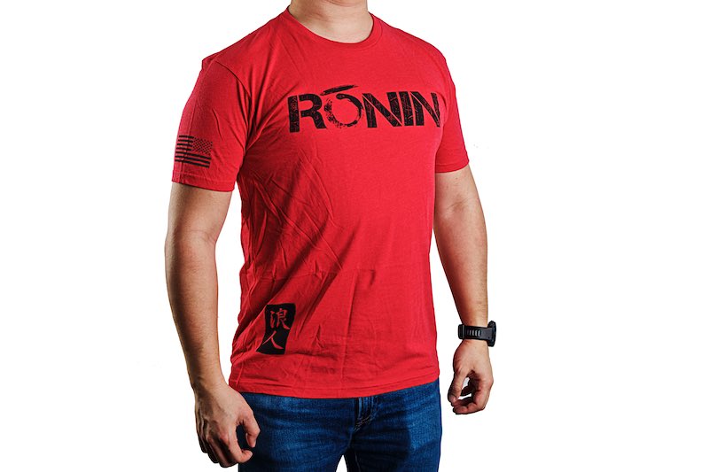 Ronin Tactics 'Bushido' T-Shirt - Limited Edition (Fire Red/ M)