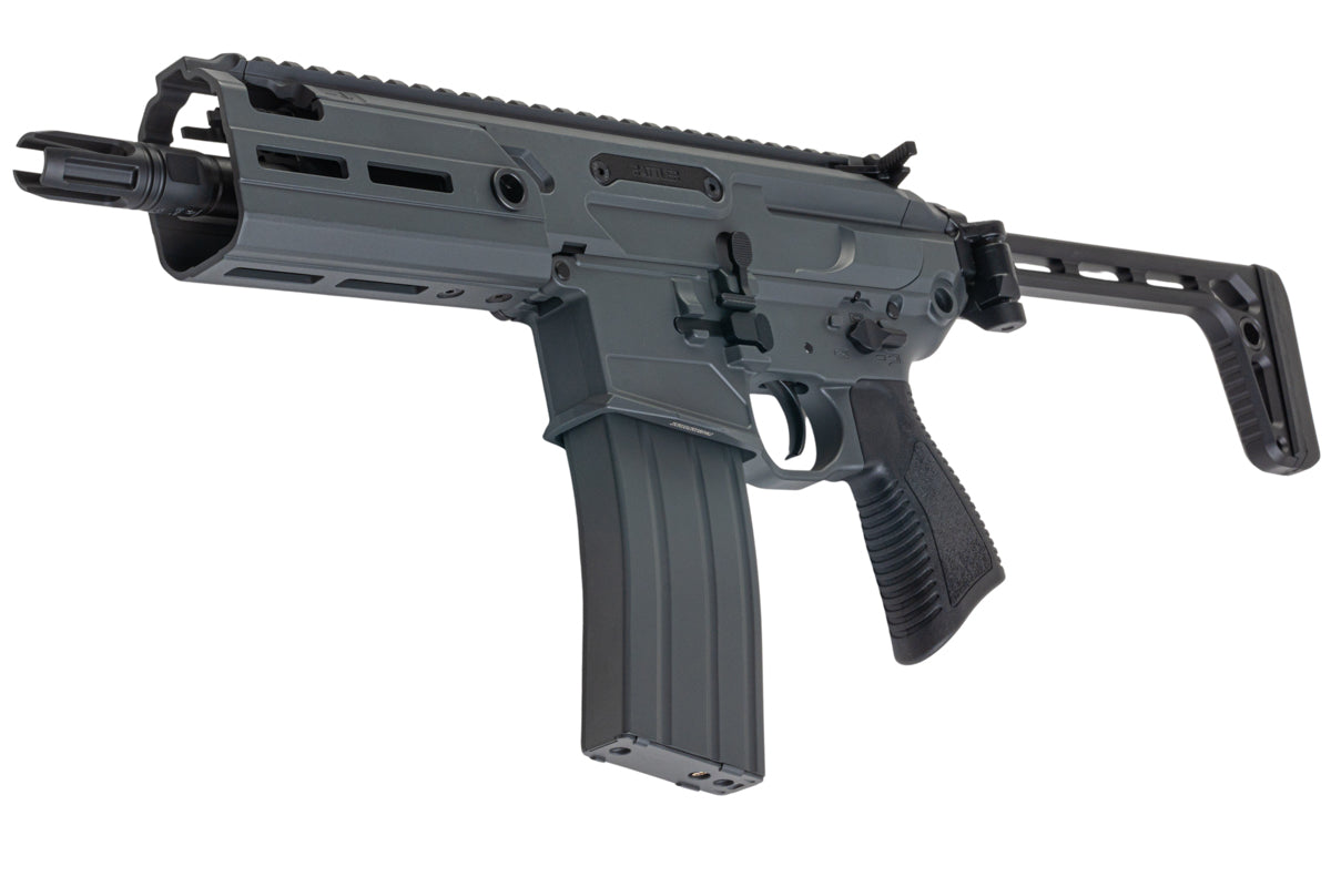 Salvo Precision MWS MCX Rattler .300BLK 5.5 inch GBB Airsoft (G104-2A, No Marking, Grey)