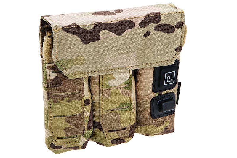 SOETAC Triple Magazine Warmer Pouch For 9mm Airsoft Magazine (Multicam)