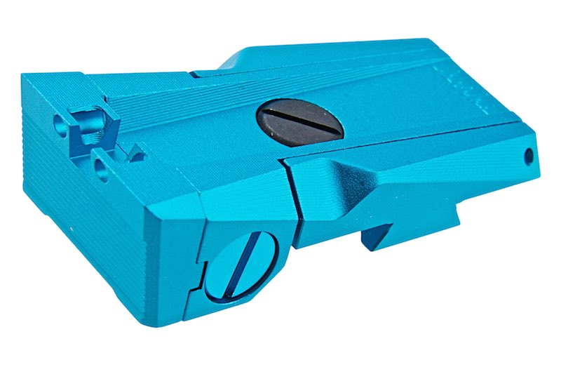 Dr. Black Aluminum Optic Rear Sight For Tokyo Marui Hi Capa 5.1 GBB Airsoft (Aqua)