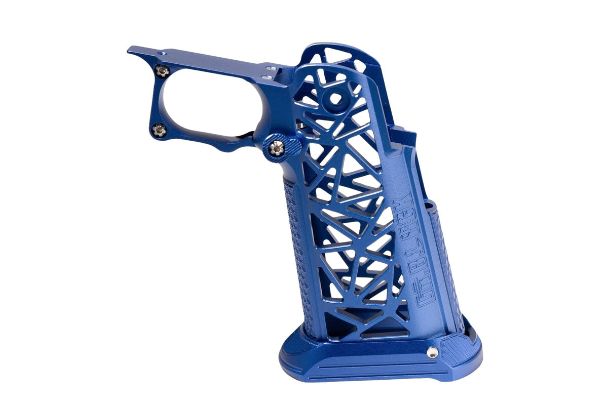 Dr. Black Type A Aluminum Grip For Tokyo Marui Hi Capa GBB Airsoft (Blue)