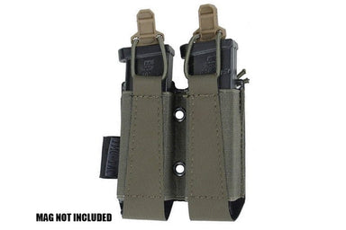 TMC Dual Elastic Pistol Magazine Pouch (Ranger Green)