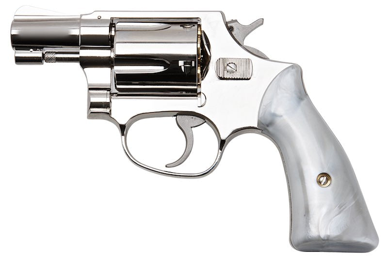 Tanaka S&W M36 2 inch Square Butt Travis Model Gun (Nickel Finish)