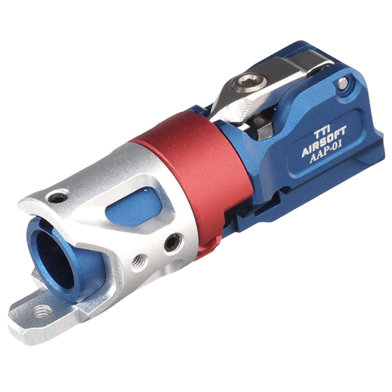 TTI Airsoft Infinity One Piece Full CNC TDC Hop Up Chamber For Action Army AAP01/ AAP01C GBB Airsoft (Blue)