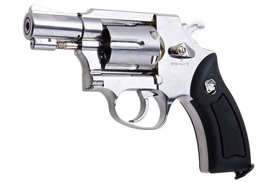 WinGun 2 inch 733 Airsoft CO2 Revolver (Black Grip/ 6mm Version/ Silver)